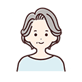 大阪62歳女性のイラスト